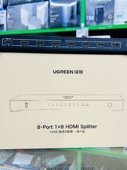 UGREEN HDMI Splitter 1X8 2K [40203] (BLACK)