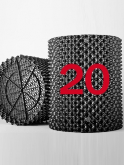  กระถาง Air Pot ปลูกต้นไม้ ระเบิดราก เพิ่มราก รากเยอะ ระบายอากาศได้ดี ขนาด 20กว้างx20สูง ซม. 8ลิตร 2 แกลลอน 