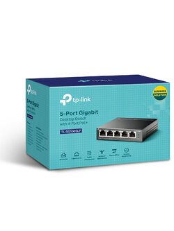 TL-SG1005LP 5-Port Gigabit Desktop PoE Switch with 4-Port PoE+