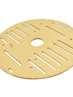 โครงรถหุ่นยนต์ Smart car chassis 2WD Robot Car อะคริลิคสีขาวใส (14*14 cm)