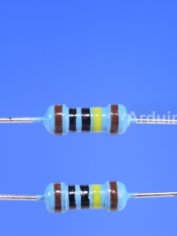 ตัวต้านทาน 1 MOhm 1/4W ( 1 ชุด มี40 ตัว )