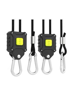  รอกตะขอพร้อมเชือกแขวนไฟคู่ Rope Hanger x 2pcs รองรับน้ำหนักได้ 68kg 