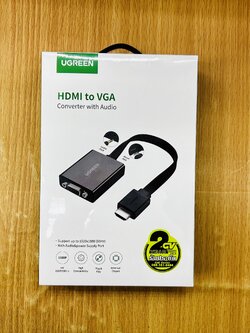UGREEN 40248 Converter HDMI TO VGA (AUDIO) Adapter