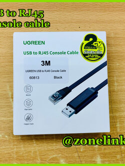 UGREEN 60813 to RJ45 Console Cable 3m.