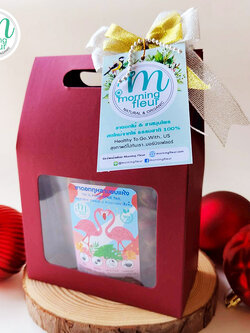 กิฟเซ็ทของขวัญปีใหม่ชาดอกไม้กุหลาบ 30กรัม