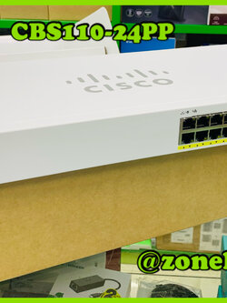 Gigabit Switching Hub CISCO (CBS110-24PP-EU) 24 Port (12 Port PoE) 2 Port SFP