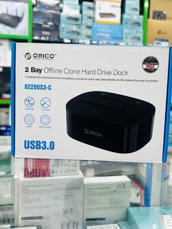 Orico 6228US3-C 2Bay Offline Clone Hard Drive Dock