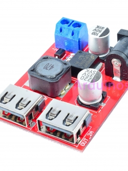 DC-DC step-down module car charging solar regulator board 9V/12V/24V/36V to 5V 3A