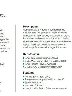 Composite Hoses and Flex, AGE, HIDROCARBUROS I PETROL