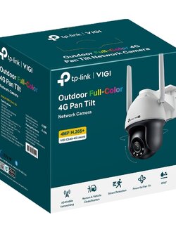VIGI C540-4G VIGI 4MP Outdoor Full-Color 4G Pan Tilt Network Camera