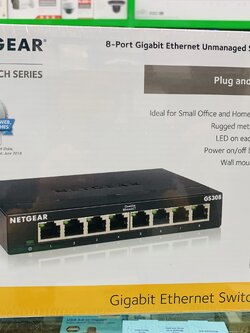 Netgear Netgear GS308 — 8 Port Gigabit Ethernet Unmanaged Switch GS308