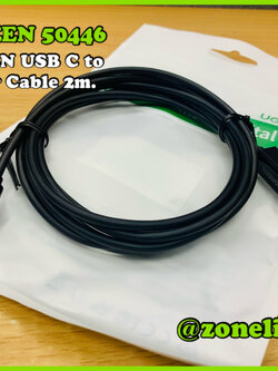 UGREEN 50446 USB C to USB Printer Cable 2m