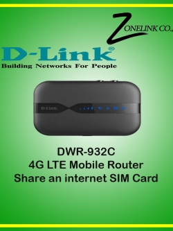 DWR-932C-E1 N300 4G/LTE WiFi Mobile Modem Router