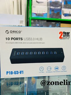 P10-U3 10 Ports USB3.0 HUB w/ 12V 4A