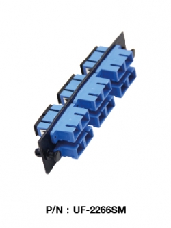 UF-2266SM 6 SC Duplex Snap-In Adapter PLATE (SM & MM.) (แผง SNAP SM,SC 12 F)