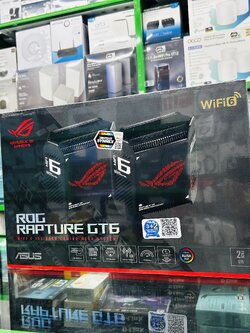 ASUS Network ROG Rapture GT6 Black (Pack2)