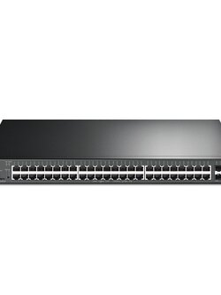 TP-Link TL-SG3452XP JetStream 48-Port Gigabit and 4-Port 10GE SFP+ L2+ Managed Switch with 48-Port PoE+