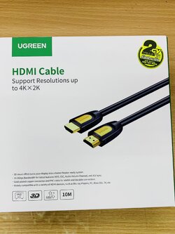 UGREEN 10170 HDMI V1.4 HDMI Cable Support Resolutions up to 4Kx2K