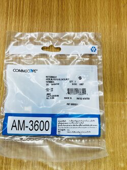 COMMSCOPE (AMP) AM-3600 CAT 6 RJ45 Modular Jack, Blue Color