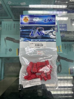 Link US-6002 Plug Boot Red 10PCS/PKG