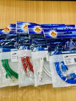 Link CAT5E Ethernet Patch Cord 1m.