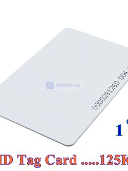 RFID Tag Card TK4100 125Khz แท็ค RFID ความถี่ LF 125Khz แบบการ์ด สีขาว (1 ใบ)