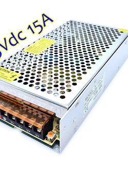 สวิตชิ่งเพาเวอร์ซัพพลาย Switching Power Supply 7.5V 15A 110W(สีเงิน) S-110-7.5