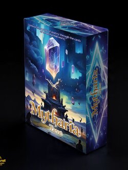 Mytharia Tarot 78 Cards – มิธธาเรีย ทาโรต์ : ไพ่ทาโรต์มหากาพย์แห่งชะตาและตำนานศักดิ์สิทธิ์ กล่องแข็งฝาครอบ คู่มือ Ebook