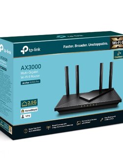 Archer AX55 Pro AX3000 Multi-Gigabit Wi-Fi 6 Router with 2.5G Port