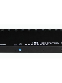 FH-SP108E HDMI Splitter เข้า 1 ออก 8 จอ รองรับความละเอียดสูงสุดถึง UItra HD 4Kx2K(3840x2160@60Hz YUV 4:2:0 ) และ 1080P เลือกใช้โหมด EDID ได้ 4 แบบช่วยให้แสดงผลได้ดีที่สุด แม้ใช้จอต่างรุ่น ต่างยี่ห้อกัน