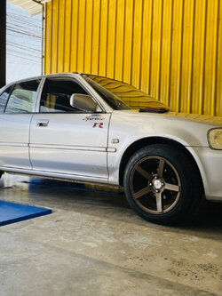 รถ HONDA CITY TYPE Z ติดตั้งยาง KUMHO 195/55-15 ยางเกาหลี ราคาประหยัด