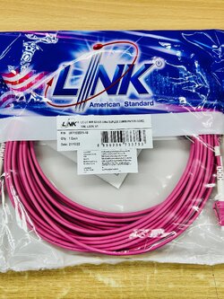 Link UFP322D31-10 LC-LC mm 50/125 OM4 Duplex 3.00mm Patch Cord 10m LSZH,VT