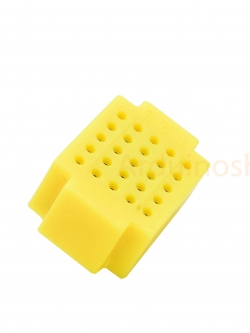 บอร์ดทดลองขนาดเล็ก-สีเหลือง ขนาด 25 ช่อง Protoboard Breadboard Yellow 25 holes