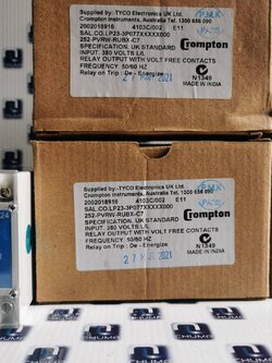 Crompton Instruments, relay, meter,controller, 252-PVRW-RUBX-C7, 252-PVRW
