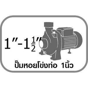 ปั๊มหอยโข่งท่อ 1"