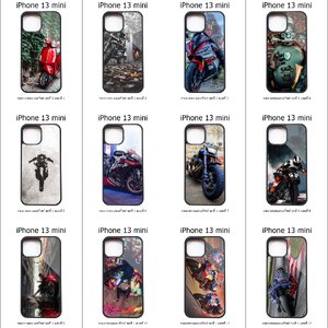 เคส iPhone 13 mini รวมลายรถมอเตอร์ไซค์ ชุดที่ 1 (มีลายให้เลือก 251 แบบ)