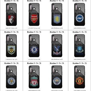 เคส Realme 5 / 5s / 5i รวมลายทีมพรีเมียร์ลีกอังกฤษ