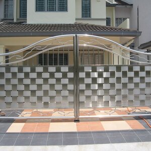 บริการรับติดตั้ง ประตูสแตนเลส โทร 093-273-4236