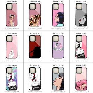 เคส iPhone 14 Pro รวมลายการ์ตูนหลายแนว ชุดที่ 1 (มีลายให้เลือก 200 แบบ)