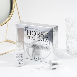 เซรั่มรกม้าตอบโจทย์ผิวสาวๆ เซรั่มรกม้าของอีฟส์ Horse Placenta Essential Serum