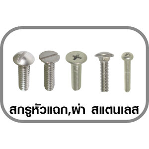 สกรูหัวแฉก,ผ่า สแตนเลส