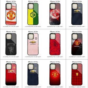 เคส iPhone 14 Pro รวมลายทีมฟุตบอล Man United ชุดที่ 1 (มีลายให้เลือก 223 แบบ)