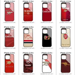 เคส iPhone 13 Pro รวมลายทีมฟุตบอล Arsenal ชุดที่ 1 (มีลายให้เลือก 188 แบบ)