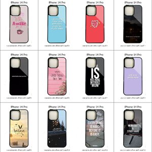 เคส iPhone 14 Pro รวมลายคำคมเด็ดๆ วลีโดนๆ ชุดที่ 1 (มีลายให้เลือก 300 แบบ)