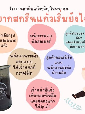 อยากสกรีนแก้วโลโก้ร้าน ต้องทำอย่างไร