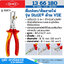 KNIPEX 13 66 180 คีมปอก/ตัดสายไฟ รุ่น StriX ด้าม VDE ป้องกันไฟฟ้า 1000V