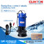 CLINTON WQD15-11-1.1 ปั๊มแช่ดูดโคลน 1100W/220V 2" H.10m, 15Q/H