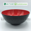 ชามโคม2สี 7 นิ้ว ชามก๋วยเตี๋ยว ชามดำเเดง พลาสติก (ราคาต่อโหล)