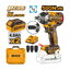 INGCO CIWLI2050 บล็อกไร้สาย 1/2" 500Nm 20V แบตx2