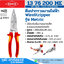 KNIPEX 13 76 200 ME คีมปากรวมงานไฟฟ้า รุ่น Metric 200mm ป้องกันกระแสไฟ 1000V